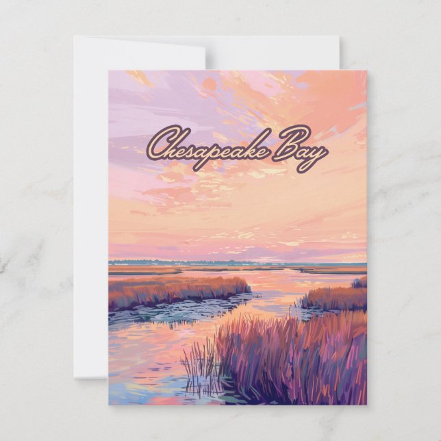 Chesapeake Bay Annapolis Maryland Virginia Card (Front)