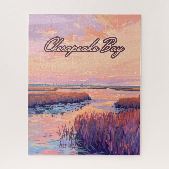 Chesapeake Bay Annapolis Maryland Virginia Sunrise Jigsaw Puzzle (Vertical)