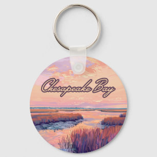 Chesapeake Bay Annapolis Maryland Virginia Sunrise Key Ring