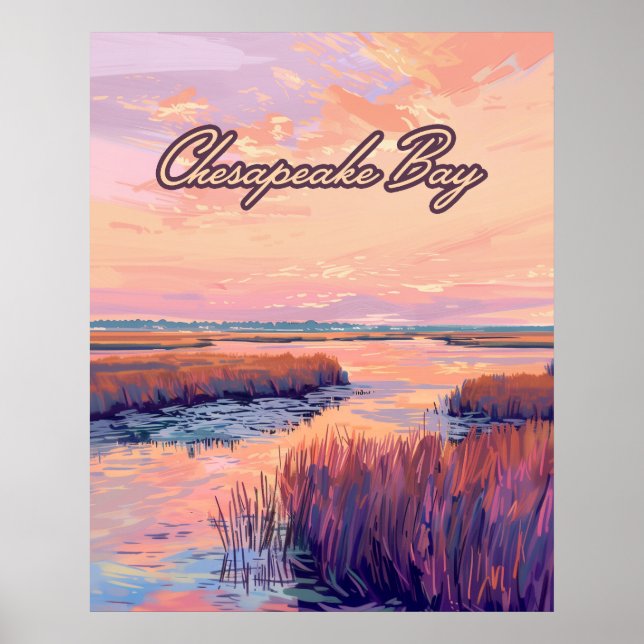 Chesapeake Bay Annapolis Maryland Virginia Sunrise Poster (Front)