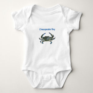 Chesapeake Bay Blue Crab Baby Bodysuit