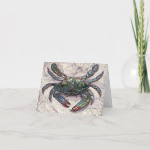 Chesapeake Bay Blue Crab Blank Note Card