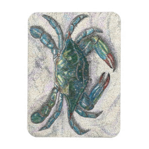 Chesapeake Bay Blue Crab Fridge Magnet