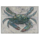Chesapeake Bay Blue Crab Glass Cutting Board
