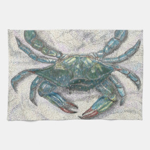 Chesapeake Bay Blue Crab Kitchen Towel