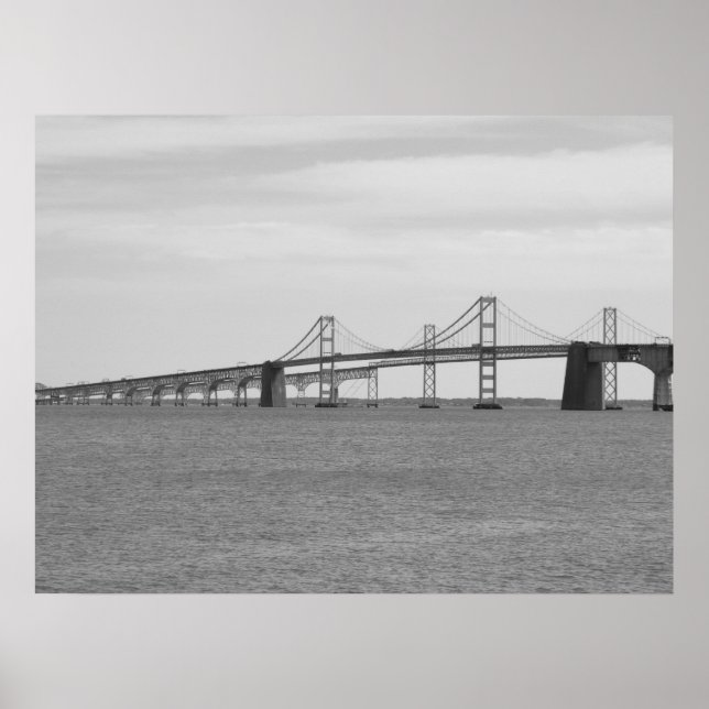 Chesapeake Bay Bridge Poster (Front)