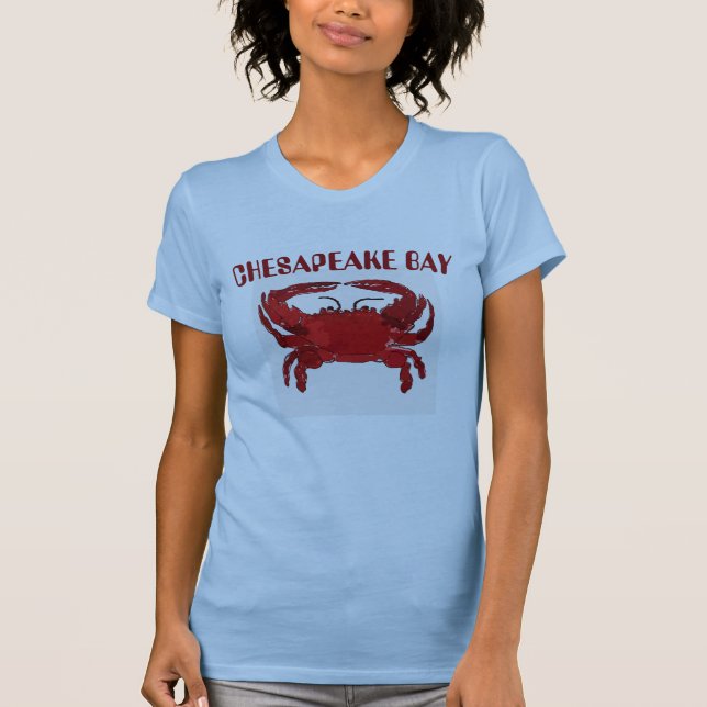 Chesapeake Bay, Crab, T-Shirt (Front)