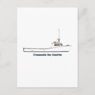 Chesapeake Bay Deadrise Boat (titled) Postcard