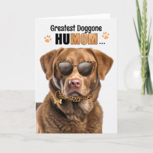Chesapeake Bay Dog Best HuMOM Ever Mother's Day Holiday Card