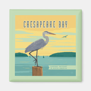 Chesapeake Bay Largest Estuary In North America Magnet