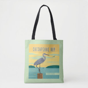 Chesapeake Bay Largest Estuary In North America Tote Bag