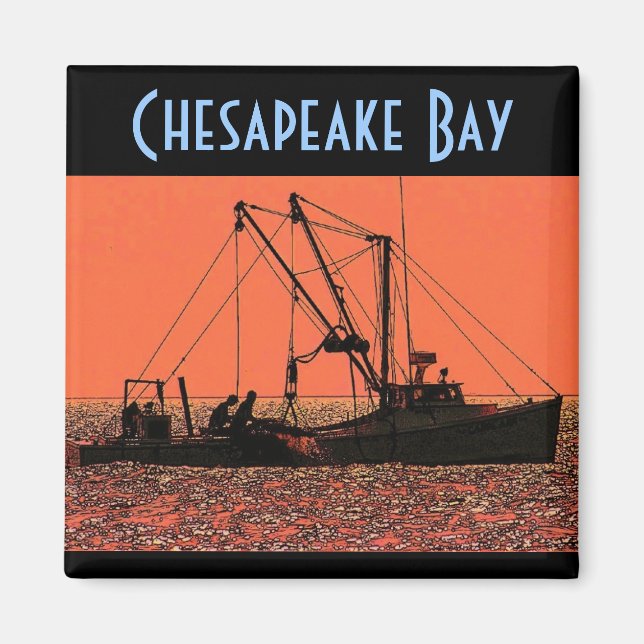 Chesapeake Bay Magnet - Customised (Front)