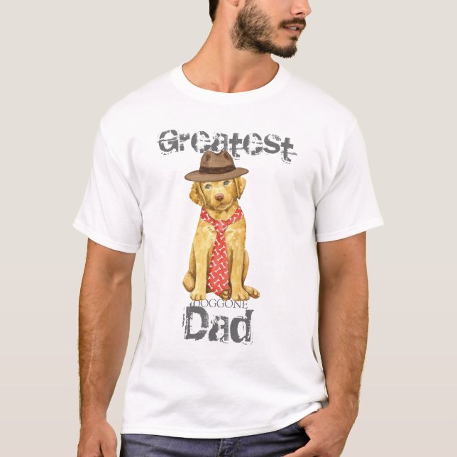 Chesapeake Bay Retriever Dad T-Shirt (Front)