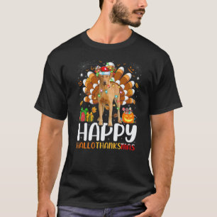 Chesapeake Bay Retriever Dog Happy Hallothanksmas T-Shirt