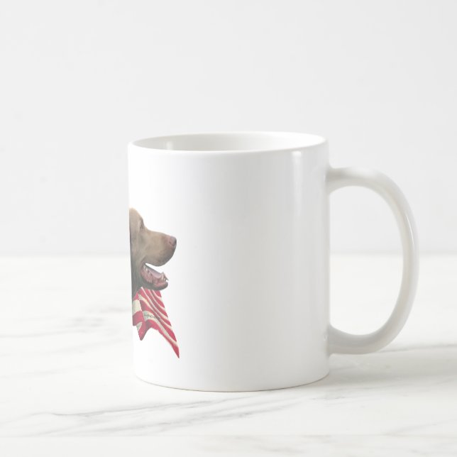 Chesapeake Bay Retriever Flag Coffee Mug (Right)