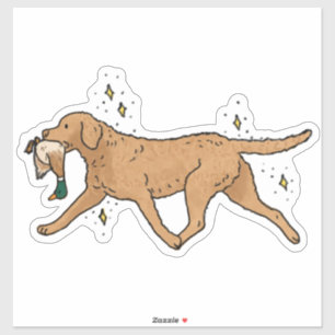 Chesapeake Bay Retriever Hunting Car Decal