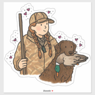 Chesapeake Bay Retriever Hunting Car Decal