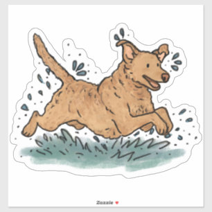 Chesapeake Bay Retriever Hunting Car Decal