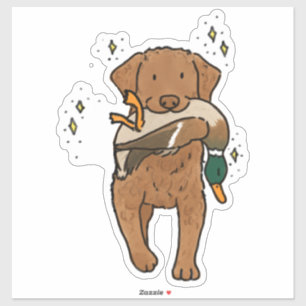 Chesapeake Bay Retriever Hunting Car Decal