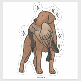 Chesapeake Bay Retriever Hunting Car Decal