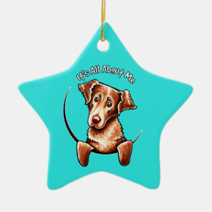 Chesapeake Bay Retriever IAAM Ceramic Tree Decoration