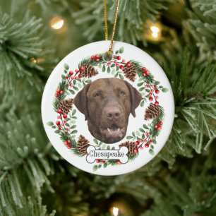 Chesapeake Bay Retriever Personalised Pet Ornament