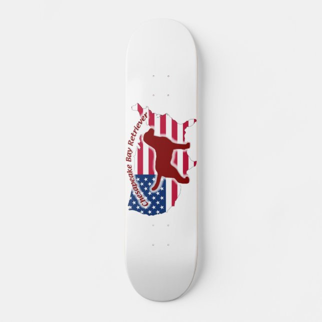 Chesapeake Bay Retriever Skateboard (Front)