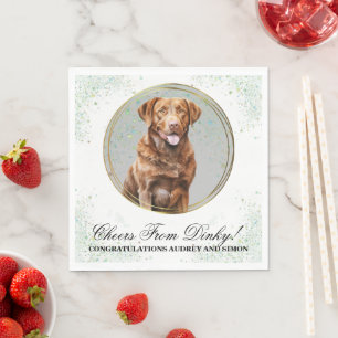Chesapeake Bay Retriever Wedding Napkins