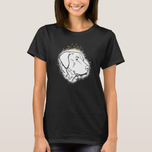 Chesapeake Bay Retriever with Crown   T-Shirt