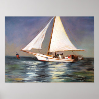 Chesapeake Bay Skipjack Poster