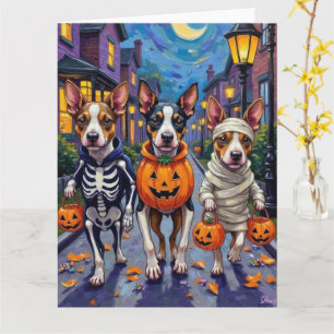 Chesapeake Bay Terrier Dogs Halloween Costumes Card