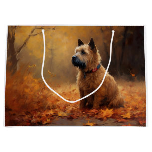 Chesapeake Bay Terrier in Autumn Leave             Large Gift Bag