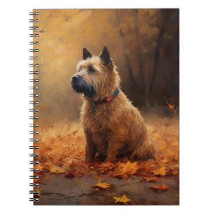 Chesapeake Bay Terrier in Autumn Leave             Notebook