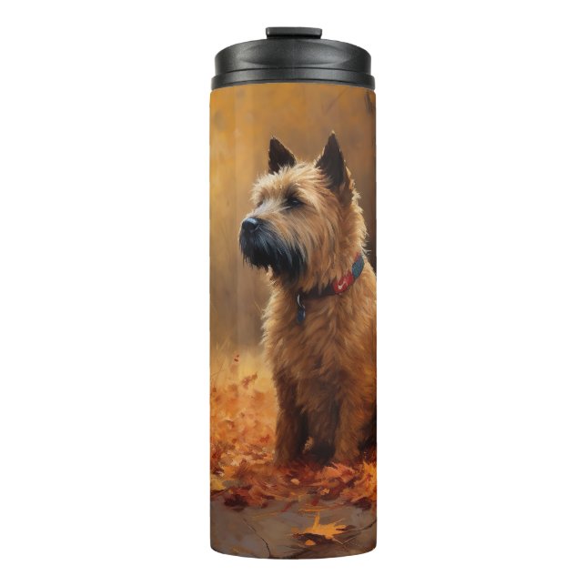 Chesapeake Bay Terrier in Autumn Leave             Thermal Tumbler (Front)