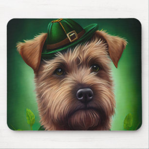 Chesapeake Bay Terrier in St. Patrick's Day Dress Mouse Mat