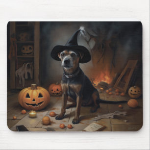 Chesapeake Bay Terrier Pumpkins Halloween Scary  Mouse Mat