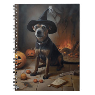 Chesapeake Bay Terrier Pumpkins Halloween Scary Notebook