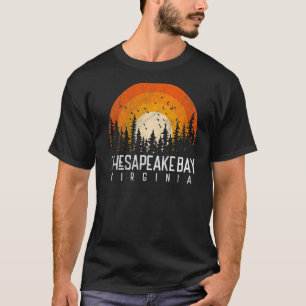 Chesapeake Bay Virginia VA Vintage 80s 90s Retro T-Shirt
