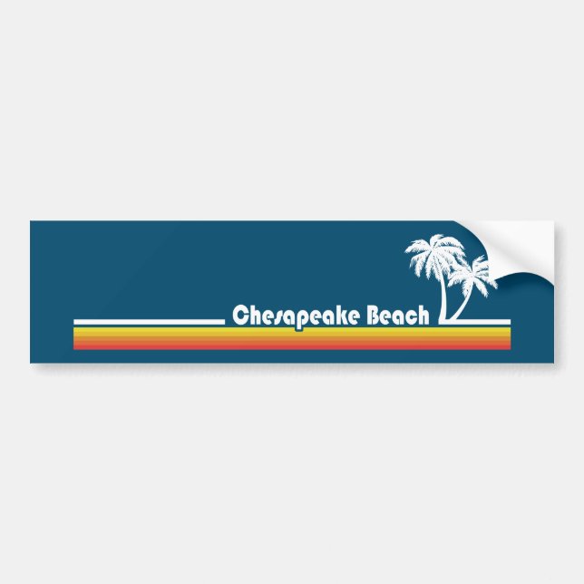 Chesapeake Beach Maryland Bumper Sticker (Front)