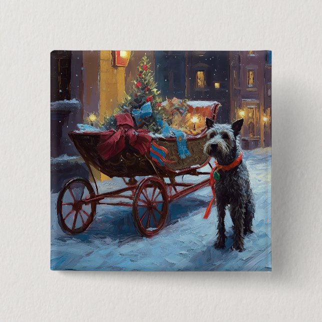 Chesapeake Christmas Festive Season 15 Cm Square Badge (Front)