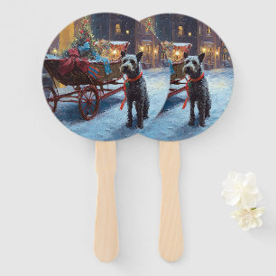 Chesapeake Christmas Festive Season Hand Fan