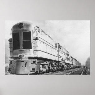 Chesapeake & Ohio Railroad "500" Locomotive Poster