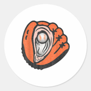 Chesapeake Oyster Catchers Logo Classic Round Sticker