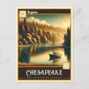 Chesapeake, Virginia   Vintage Postcard
