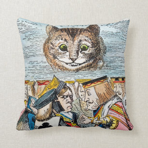 Cheshire Cat, 1865 Cushion