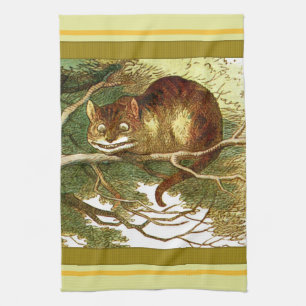 Cheshire Cat 2 Tea Towel