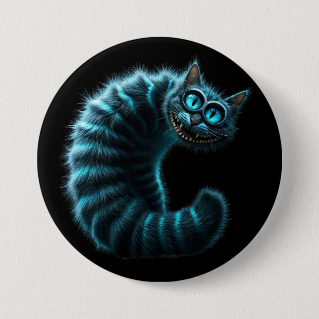 Cheshire Cat 7.5 Cm Round Badge (Front)