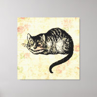 Cheshire Cat Alice in Wonderland Art Illustration