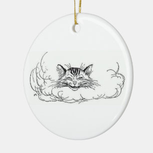 Cheshire Cat (Alice in Wonderland) Ceramic Tree Decoration