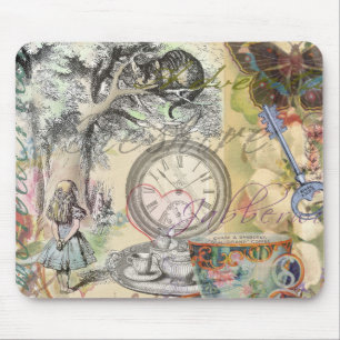 Cheshire Cat Alice in Wonderland Mouse Mat